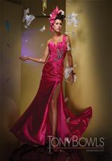2012 Tony Bowls Le Gala Prom Dresses 111561.  Available in Fuchsia, Light Yellow